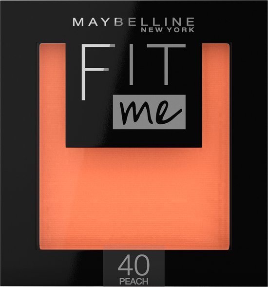 Maybelline Fit Me Blush - 40 Peach - Oranje - Natuurlijk Ogende Rouge - 4,5 gr.