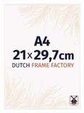 Dutch Frame Factory Fotolijst A4 21x29,7 cm - Kunststof - Wit Hoogglans