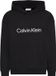 Calvin Klein Heren Sweater met Capuchon en Logo - Zwart - Maat M