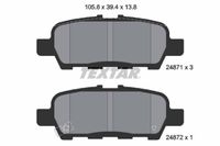 TEXTAR Set remblokken achter 2487101