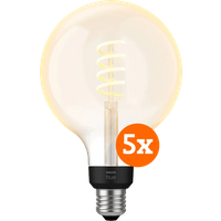 Philips Hue Filament White Ambiance Globe XL 5-pack