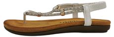 2 Go Fashion Ugnu Sandalette Femme Blanc Loisir