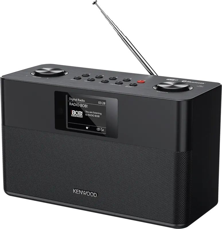 Kenwood CR-ST 85 DAB Draagbare Digitaal Zwart Radio met Bluetooth