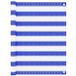 VidaXL Pare-soleil de balcon 90x300 cm PEHD bleu et blanc
