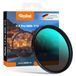 Rollei Variabele ND-filter, F:X Pro Variabele circulair filter - ND8 tot ND 512 van Gorilla® glas met 3-9 diafragma verduistering, traploos instelbaar ND-filter, ideaal voor landschapsfotografie