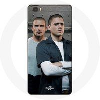 Maniacase Hoesje voor Huawei P8 Prison Break Michael Scofield en Lincoln Burrows