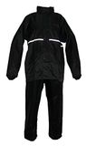 protectwear RK-RS11-XL Motorfiets regenpak, 2-delig, zwart glanzend