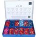 Vogt Verbindungstechnik 4050 Assortiment kabelschoenen 0.50 mm² - 2.50 mm² Rood, Blauw 525 stuk(s)