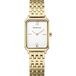 Bering 17423-734 Montre Femme Quartz Doré Acier Rectangulaire Verre Saphir 3 ATM