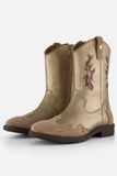 Develab Cowboylaarzen goud Leer - Dames - Maat 33
