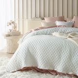 Room99 Molly Gewatteerde Sprei 200x220 cm - Gebroken Wit