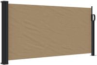 vidaXL Windscherm uittrekbaar 100x500 cm taupe