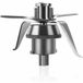 Lame de remplacement pour robot de cuisine - Lame de mélange - Compatible avec TM21 - Acier inoxydable - Joint en silicone