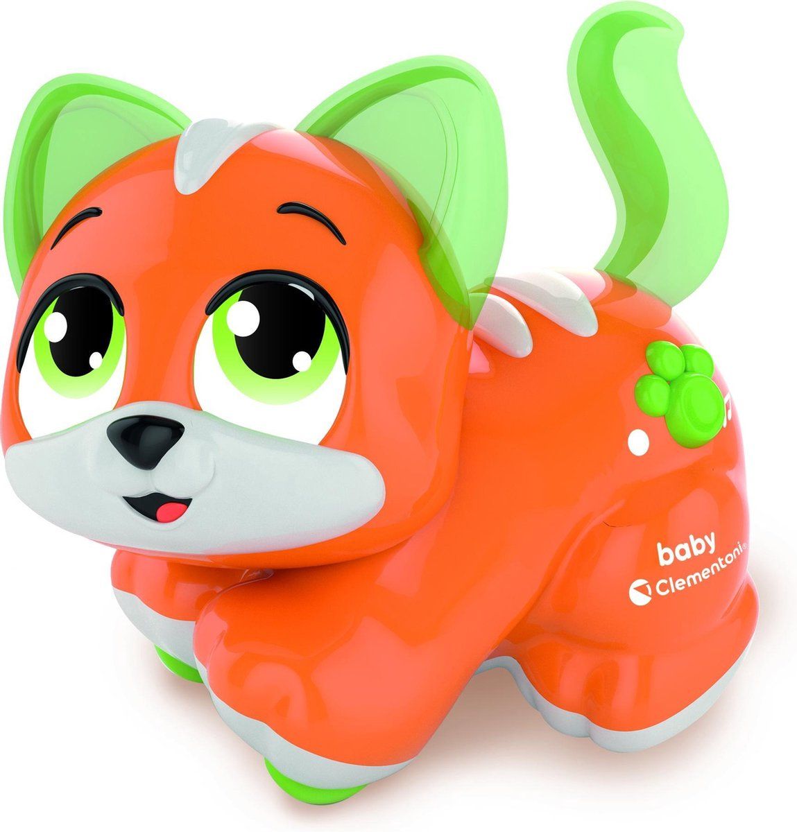 Clementoni Activity Figuur Knuffelpoes 22 Cm Oranje/groen