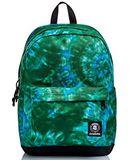 Invicta Carlson Tie & Dye Rugzak 27L - Groen - Eén Maat