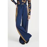 POM Amsterdam pantalon jambe large taille regular bleu foncé