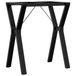 Pieds de table Y-frame 60x40x73 cm acier