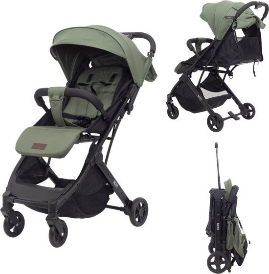 Novi Baby® Travel Go Buggy - Groen - Ultra compacte buggy - 22 kg - 4 jaar