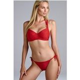 Marlies Dekkers Acapulco Rubine Red Tanga Briefs Taille: L