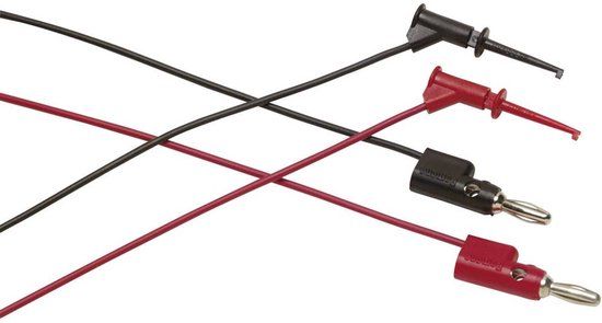 Fluke TL960 Meetsnoerenset Krokodilklem Bananenstekker 4 mm 0.90 m Rood, Zwart 1 stuk(s)