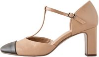 Next Dames Forever Comfort® Pumps met T-staaf en Tweedelige Hakken - Huidkleur