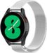 By Qubix Milanese Bandje voor Huawei Watch GT 4 / GT 5 (41mm) & GT 5 Pro (42mm) - Zilver