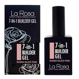LaRosa 7-in-1 BUILDER GEL in een Fles – Versterkende Gel 15ml voor Nagelverlenging, Langdurige Base/Top Coat - WARME NUDE ROZE