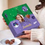 Milka Cœurs dans un coffret cadeau 3D personnalisé -