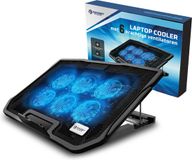 Gadgetplace Universele Laptop Cooler met 6 ventilatoren - Zwart