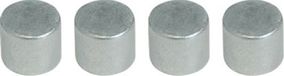 Imex El Zorro 54041 magneten, 9 x 10 mm, 4 stuks, staal, grijs, 9 x 9 x 10 cm