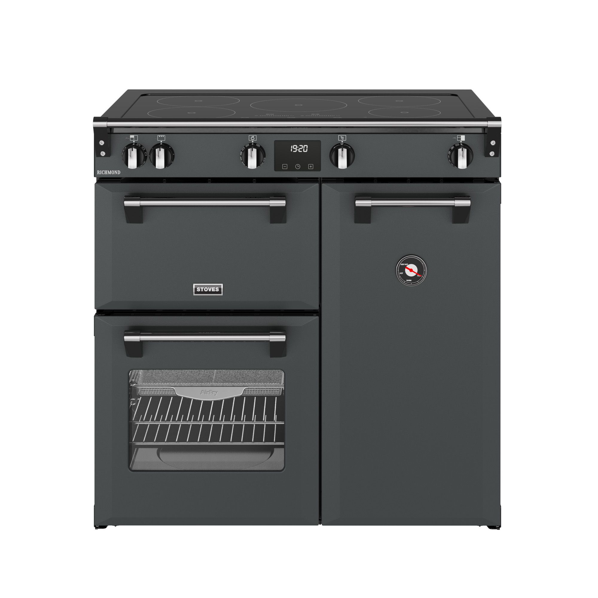 Stoves 444411852 Range Cooker - Electric Induction Hob - Anthracite