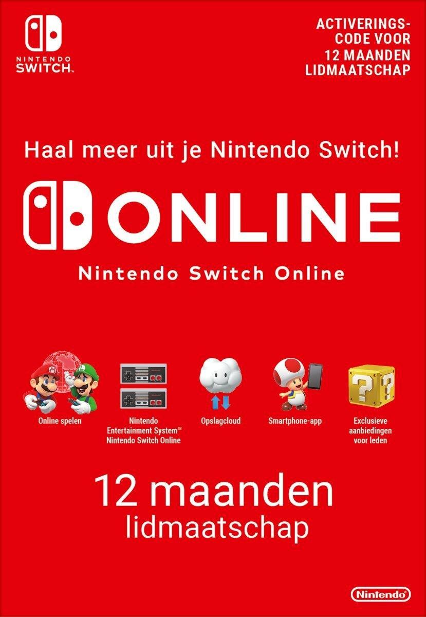 Nintendo 365 Days Switch Online Membership Individual