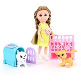 MELODY - Mini Pop en haar Dieren - Melody Stad - Poppenpop - 071221 - Willekeurig Model - Plastique - Figurine - Poupée - Jouet Enfant - Anniversaire - Jeu - Dès 3 ans.