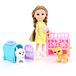 MELODY - Mini Pop en haar Dieren - Melody Stad - Poppenpop - 071221 - Willekeurig Model - Plastique - Figurine - Poupée - Jouet Enfant - Anniversaire - Jeu - Dès 3 ans.