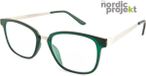 Nordic Projekt NPBB Lunettes de lecture Alingsas +2.50 Vert avec métal argenté