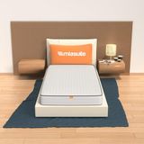 MiaSuite Orthopedische matras van traagschuim, voor eenpersoonsbed, 85 x 195 cm, hoogte 25 cm, met medisch apparaat