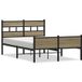 Maison Exclusive - Sommier sans matelas Chêne Sonoma 120x190 cm Matériau dérivé du bois