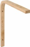 AMIG Plankdrager van hout - Lichtbruin - H250 x B200 mm