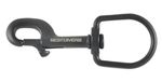 BEST DIVERS Karabijnhaak roestvrij staal DIR 115 mm ring Ø 32,8 mm zwart heren