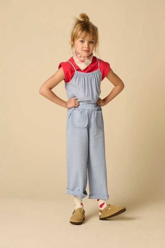 Sissy-Boy Blauwe gestreepte jumpsuit