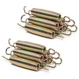 Kiduku Ressorts De Trampoline De Rechange 145mm – Lot De 6 Ressorts En Acier Galvanisé – Résistants Aux Intempéries – Compatibles Avec Trampolines 240 À 427cm