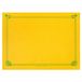 Merkloos Papieren Placemats geel, motief groen 500 stuks (31x43cm)