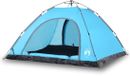 vidaXL Tent 5-persoons snelontgrendeling blauw