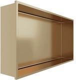 BES LED Inbouwnis Leoni Nima 30x60x10cm Geborsteld Goud