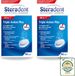 Steradent 2 x Nettoyant pour prothèses dentaires contre la plaque et les taches 90 comprimés