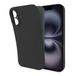 Just in Case Coque iPhone 16 Plus - Noir - Polyuréthane thermoplastique (TPU)