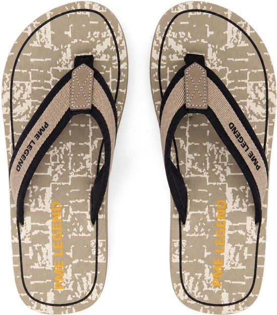 PME Legend Heren Slippers Jetflap Beige Maat 47
