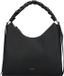 Coccinelle Leren schoudertas Boheme Grana Double Shoulder Bag Noir / Cognac zwart