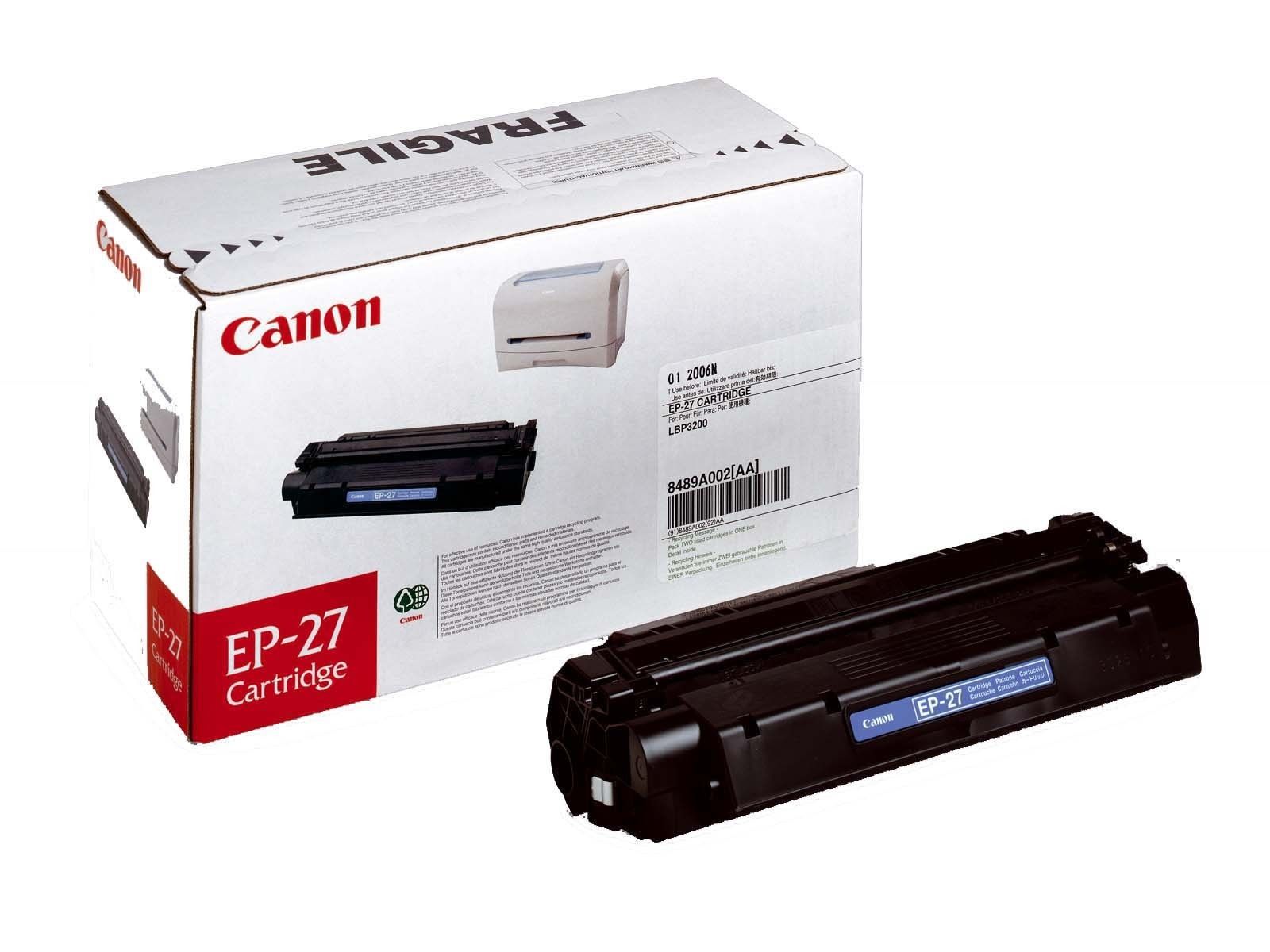 Canon EP-27 Toner Cartridge - Black - Compatible with LBP3200, i-SENSYS MF3220/3110/3200/5600/5700