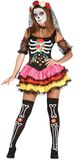 Fiestas Guirca - Dames jurk color Catrina - maat M (38-40)